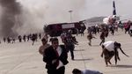 Kondisi Bandara Yaman Usai Ledakan