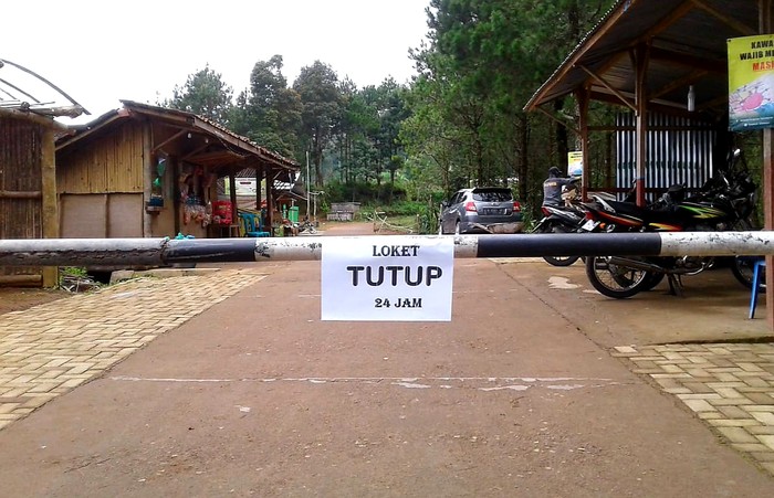 Obyek wisata Gunung Telomoyo via Sepakung, Banyubiru, Kabupaten Semarang, ditutup,