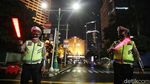 Perempatan Jalan Pamekasan-Imam Bonjol ke Thamrin Disekat