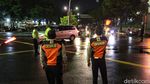 Perempatan Jalan Pamekasan-Imam Bonjol ke Thamrin Disekat