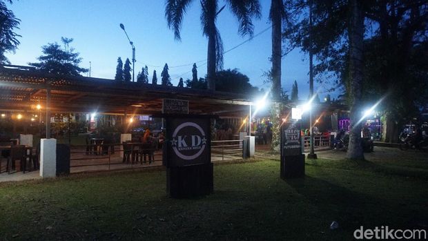 Taman Alun Putussibau, sepi di kala pandemi