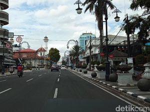 Awal Tahun 2021, Lalin Bandung Lengang