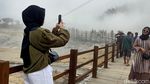 Foto: Spot Instagramable Baru Kawah Sikidang, Jembatan Kayu Sepanjang 1 Km