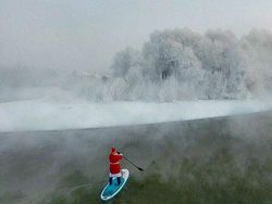 Bbrrr! Suhu Dingin Rusia Capai Minus 50 Derajat, Begini Potret Bekunya