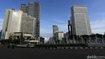 Jalan di Jakarta Lengang di Awal Tahun