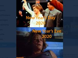 Meme Sambut Tahun 2021 dan Melepas Tahun 2020