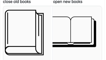 Halaman pertama dari 365 halaman. Tutup saja buku yang lama. Foto: Twitter