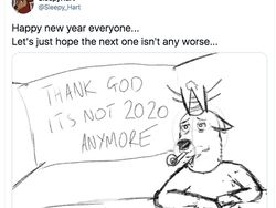 Meme Sambut Tahun 2021 dan Melepas Tahun 2020