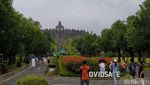 Foto: Taman Wisata Candi Borobudur Apresiasi Wisatawan Perdana di 2021