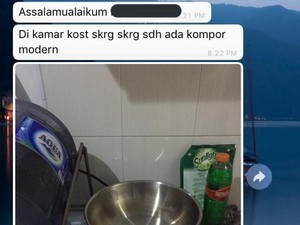 So Sweet! Bapak Kos Belikan Kompor Canggih Untuk Masak Mie Instan