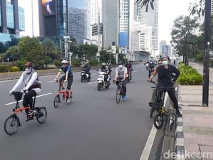 Minggu Pertama 2021, Kawasan Sudirman-Thamrin Ramai Pesepeda