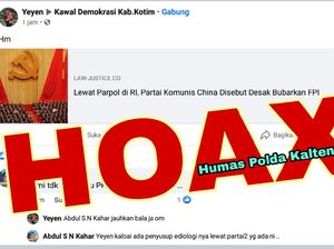 Sumber Awal Hoax Komunis China Desak FPI Bubar Tak Terdaftar Dewan Pers