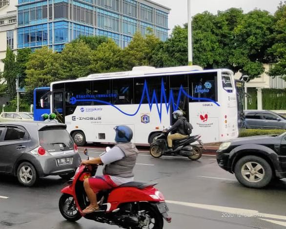 Bus Listrik INKA Diuji Coba di Jakarta