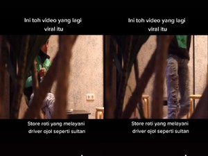 Pelayan Kafe Perlakukan Driver Ojol Seperti Sultan Ini Tuai Pujian