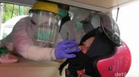 Selain dilakukan diperbatasan, pemeriksaan Rapid test antigen juga dilakukan di sejumlah tempat wisata di Subang.