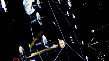 Pada tahun 1970-an, pusat penelitian NASA Ames dan Stanford University mengadakan tiga studi tentang koloni luar angkasa. Foto: NASA Ames Research Center