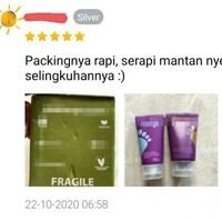 Pasti ini masih kesal sama mantannya nih sampai jadi curhat di kolom review olshop. Yang sabar ya bund.. Foto: Instagram/@newdramaolshop.id