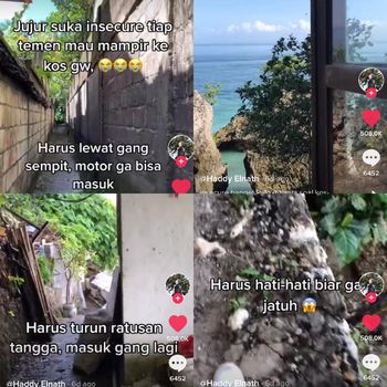 Haddy Elnath yang mempunyai kostan mewah di Bali