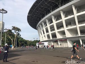 Pengunjung Dibatasi, GBK Tetap Ramai Aktivitas Olahraga