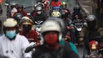 Jalan Cileunyi-Cibiru Ramai Pemotor Saat Arus Balik Libur Tahun Baru
