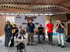 Bareng Cinta Penelope, Ketua MPR Undi Give Away di Bali