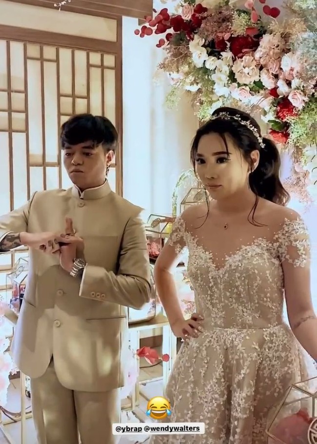 Sangjit sendiri adalah sebuah ritual pada keturunan Tionghoa yang mirip dengan acara pertunangan. Secara harfiah Sangjit sendiri berarti seserahan. (Foto: Instagram)