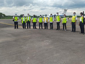 Menhub Tinjau Bandara Ngloram Jelang Operasi