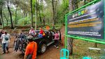 Foto: Trek Downhill Pertama di Gunung Ciremai