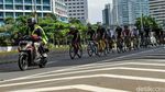 Warga Jakarta Ramai-ramai Bersepeda di Minggu Pertama 2021