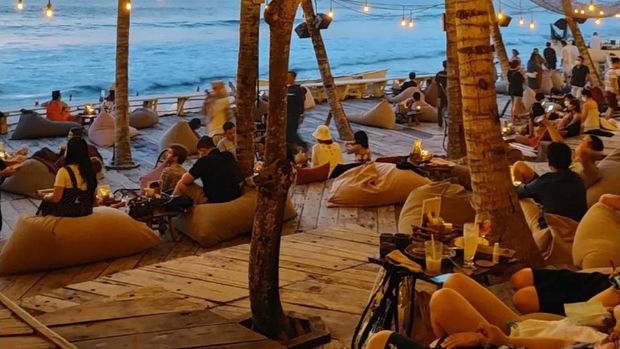 Bali saat libur akhir tahun 2020.