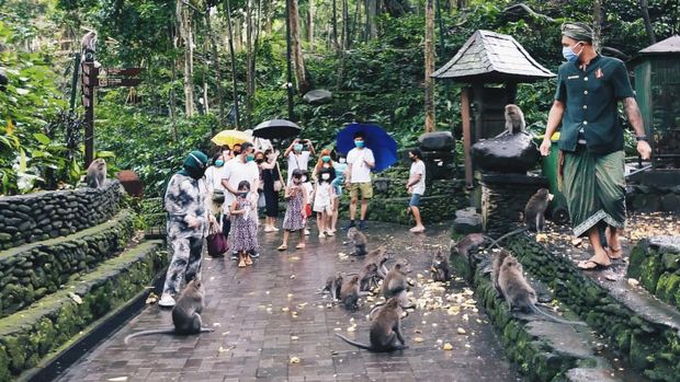 Bali saat libur akhir tahun 2020.