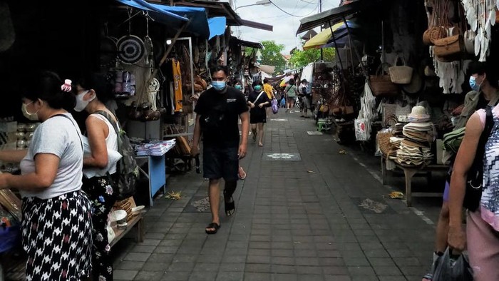 Bali saat libur akhir tahun 2020.