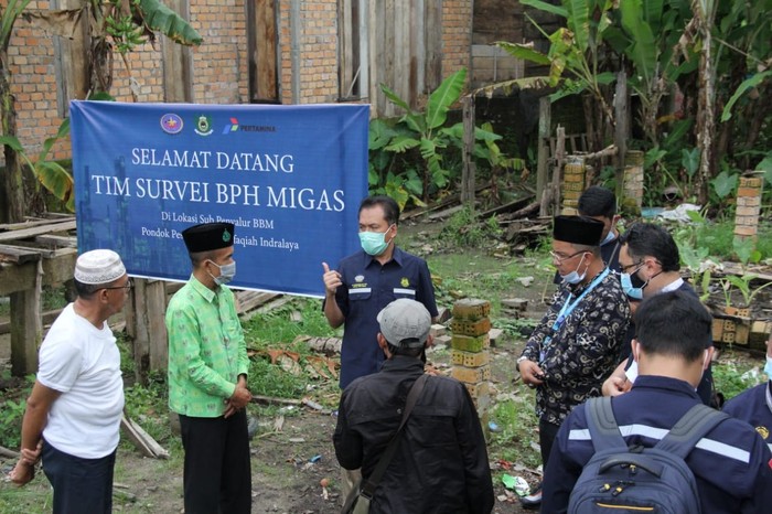 BPH Migas telah melakukan survei lapangan rencana pembangunan 6 lokasi sub penyalur BBM Pondok Pesantren Al Ittifaqiah, Ogan Ilir, Sumatera Selatan.