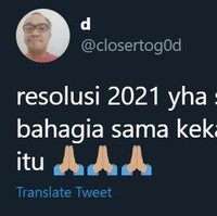 Gimana nggak ngenes kan kalau baca yang kayak gini. Yaudah, semoga 2021 bisa segera dapat pengganti yang lebih baik ya mas.. Foto: Twitter/@closertog0d