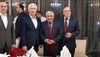 Pria 62 tahun ini sering bepergian ke luar negeri untuk menghadiri acara resmi terkait keagamaan. Salah satu momennya ketika Din dijamu makan malam di Makhachkala, Dagestan, Rusia. Foto: Instagram m_dinsyamsuddin
