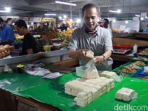 Pagi Ini, Harga Tahu Naik di Pasar Kosambi Bandung