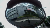Begini suasana di kawasan Gedung DPRD DKI Jakarta, Senin (4/1/2021).