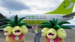 Potret Pesawat Bertema Pokemon yang Kawaii