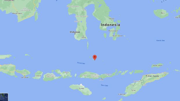 Wilayah perairan Pulau Bonerate di Kabupaten Kepulauan Selayar tempat ditemukannya seaglider misterius (dok. Istimewa).