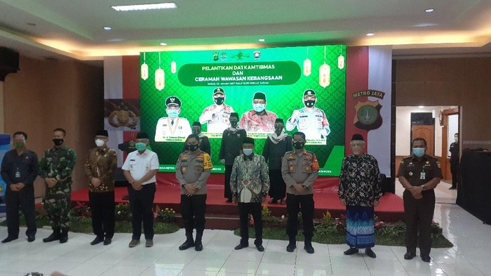 Pelantikan 31 dai kamtibmas untuk Kota Bekasi.