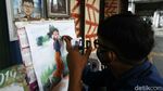 Geliat Pelukis Jalanan di Kawasan Kota Tua