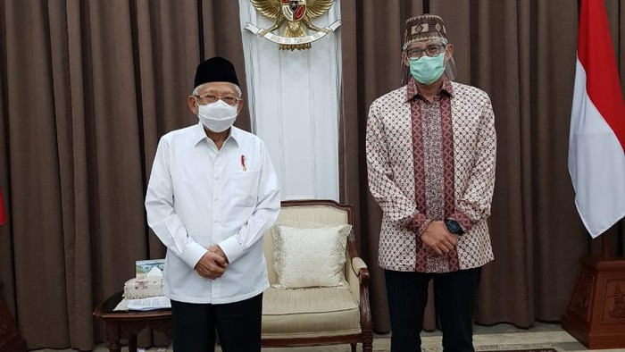Maruf Amin bertemu Sandiaga Uno (Foto: dok. Istimewa)