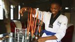 Potret Gadis Zimbabwe Bertahan Hidup Dengan Taekwondo