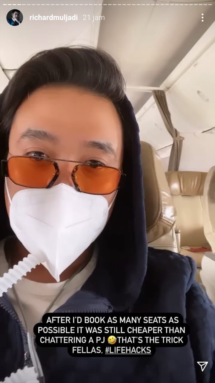 Richard Muljadi pesan semua kursi Batik Air