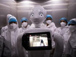 Robot ini Bantu Tangani Pasien Corona di India