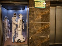 Robot ini Bantu Tangani Pasien Corona di India
