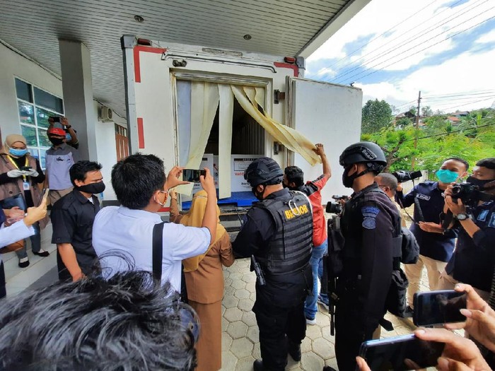 Sebanyak 25.500 vaksin COVID-19 buatan Sinovac tiba di Samarinda, Kaltim (dok Istimewa)