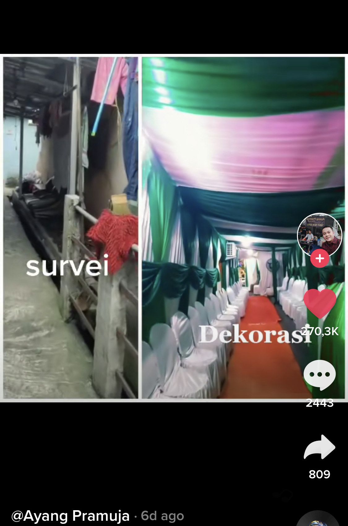 Viral di Bekasi, dekorasi pernikahan di gang sempit