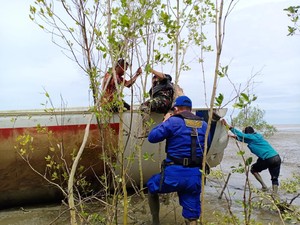Ada Tulisan CNSA, Ini Titik Penemuan Puing Diduga Badan Pesawat di Kalteng