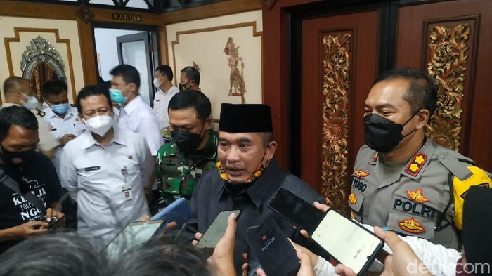 Bupati Sukoharjo Wardoyo Wijaya, Rabu (6/1/2021).